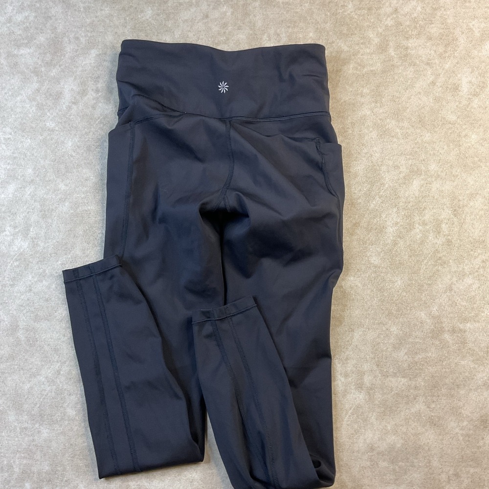 Athleta Leggings Women Sz XS Ultimate Stash Tight Athletic HR Training Pockets - Picture 3 of 7